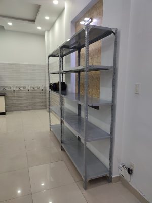 kệ sắt v lỗ 5 tầng 